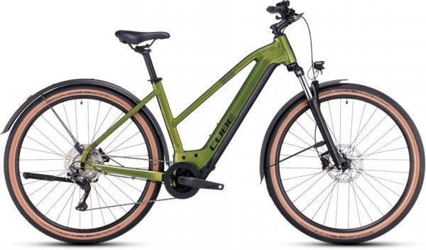 Cube Nuride Hybrid Pro 750 Allroad E-Bike Grün Modell 2023