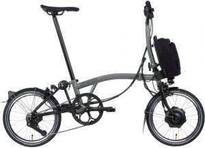 Brompton Electric P-Line Urban E-Bike Grau Modell 2022
