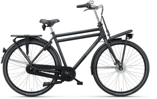 Batavus PACKD Plus 7 Citybike Schwarz Modell 2023