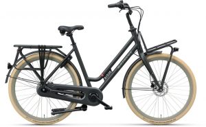 Batavus Quip Extra Cargo Citybike Schwarz Modell 2023