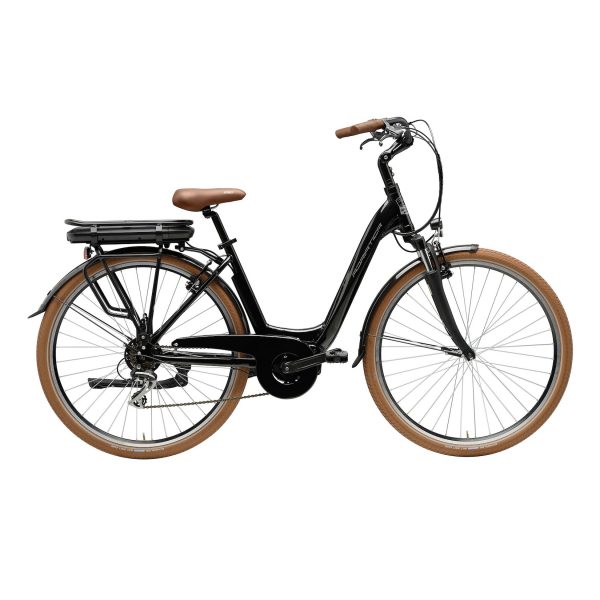 Elektro-Citybike 28 Zoll New Age Lady schwarz