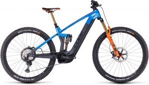 Cube Stereo Hybrid 140 HPC 750 E-Bike Blau Modell 2023