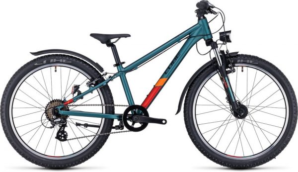 Cube Acid 240 Allroad Kinderfahrrad Grün Modell 2023