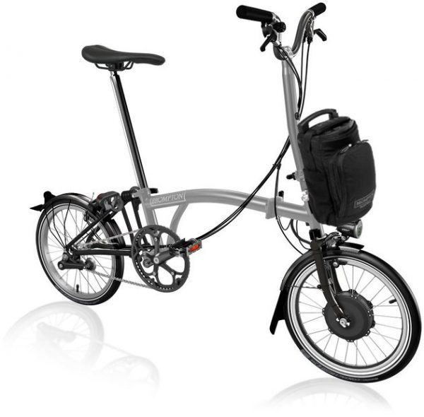 Brompton Electric P-Line Urban E-Bike Grau Modell 2023
