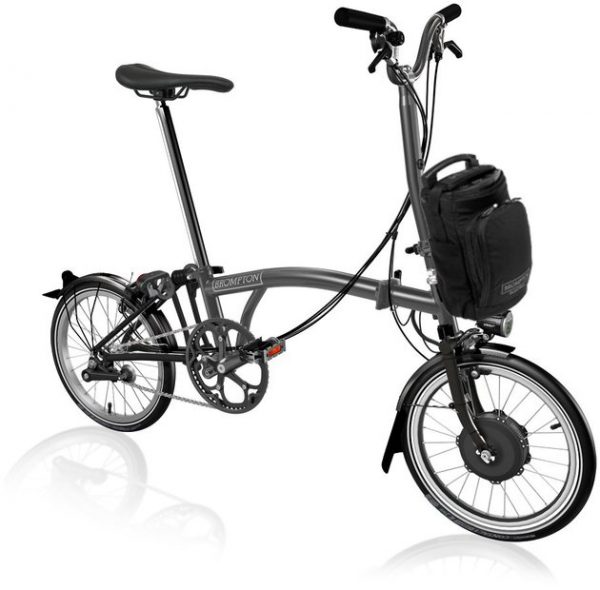 Brompton Electric P-Line Urban E-Bike Schwarz Modell 2023