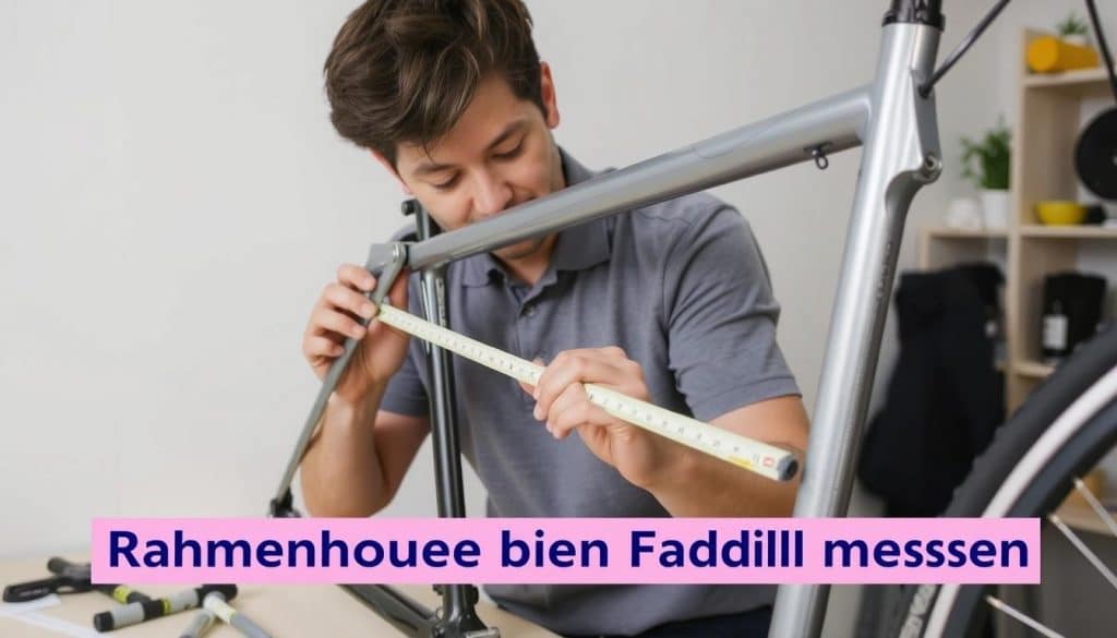 wie misst man die rahmenhöhe beim fahrrad