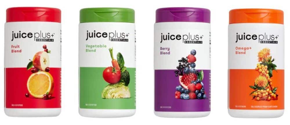 Juice Plus+ Obst-, Gemüse-, Beeren- & Omega+ Auslese Kapseln klein