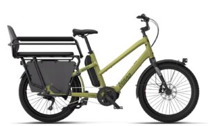 Benno Boost E 10D CX inkl. Family Package - 24 Zoll 545WH 10K Trapez - moosgreen