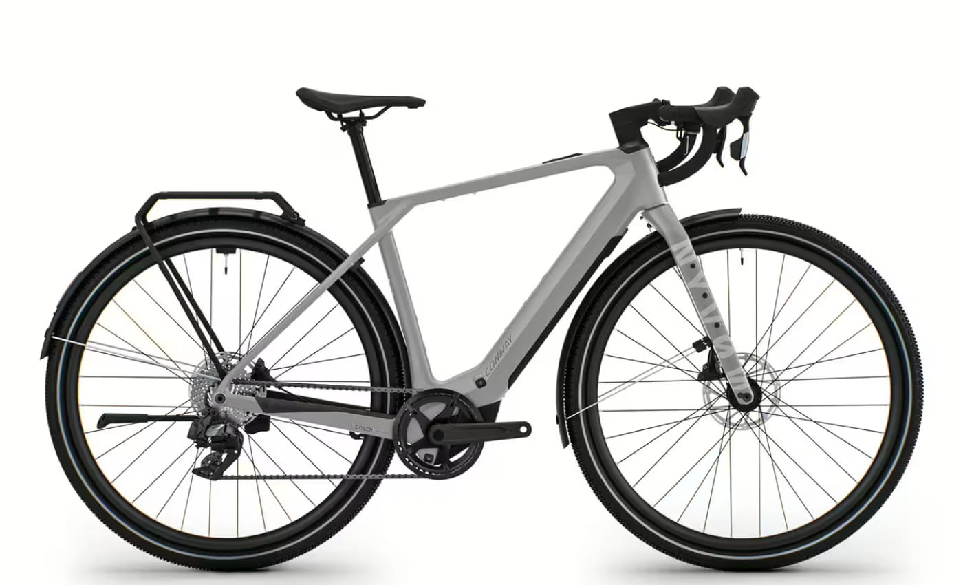 Conway Nyvon 10.0 C - 28 Zoll 400Wh 12K Diamant - metallic grey matt
