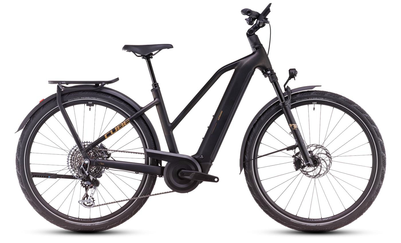 Cube Kathmandu Hybrid SLT - 28 Zoll 800Wh 12K Trapez - golddust´n´black