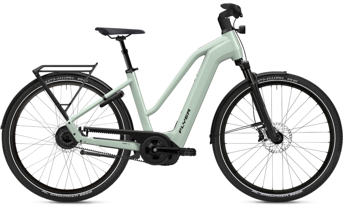 FLYER G1 Gotour 7.23 - 28 Zoll 750Wh Enviolo Trapez - frosty sage gloss