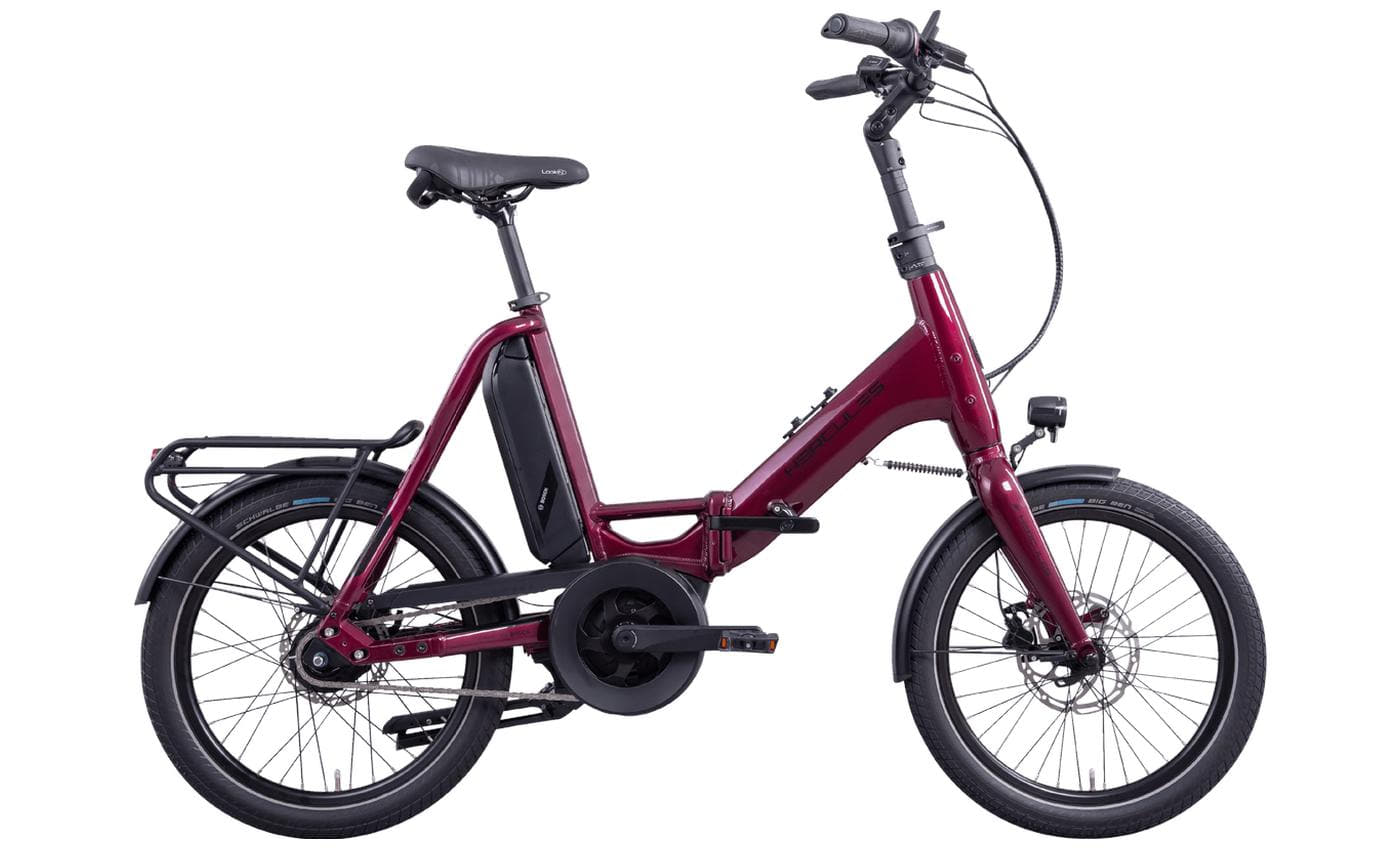 HERCULES Rob Fold F8+ - 20 Zoll 545Wh 8N Faltrad - ultimacy bordeaux-glossy