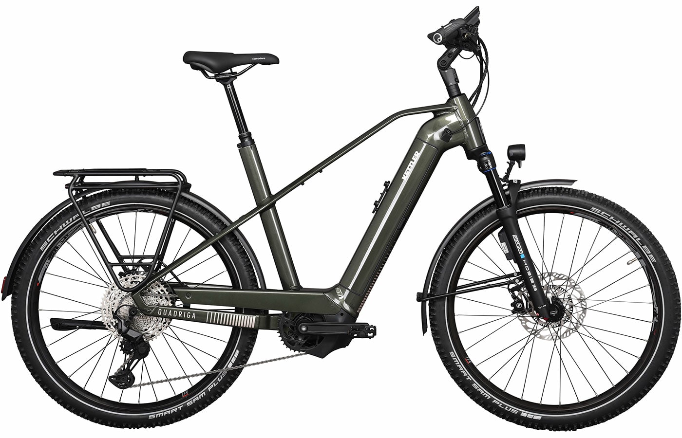 KETTLER QUADRIGA TOWN & COUNTRY COMP ABS - 27.5 Zoll 750Wh 11K Diamant - classic green shiny classic beige