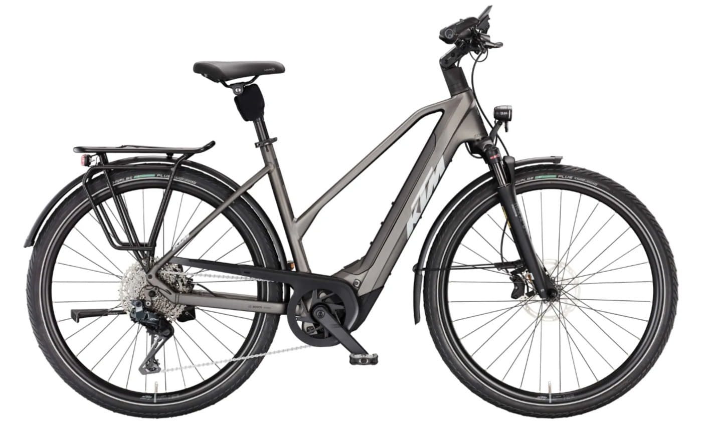 KTM CENTO 11 PLUS Di2 - 28 Zoll 800Wh 11K Trapez - machine grey matt