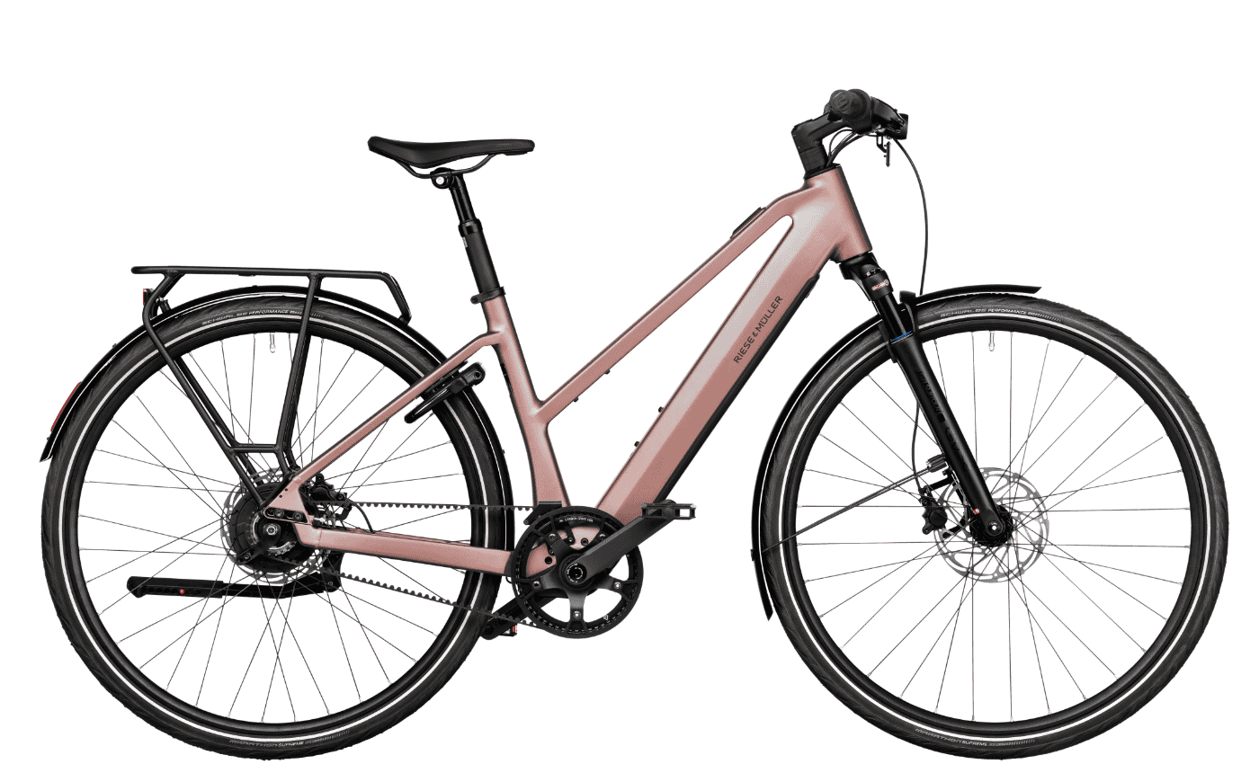 Riese und Müller UBN Seven vario - 28 Zoll 430Wh Enviolo Trapez - rose